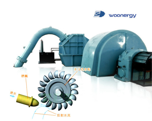 Customized Pelton Type Turbine Generator With Speed Range Of 500-3000r/Min