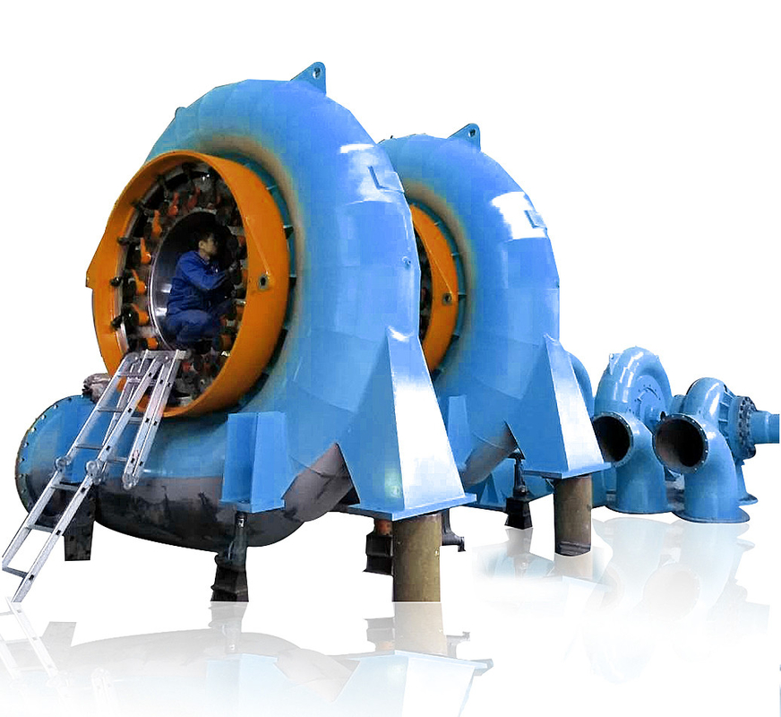 Horizontal Installation Water Turbine Generator With Brush Or Brushless Excitation