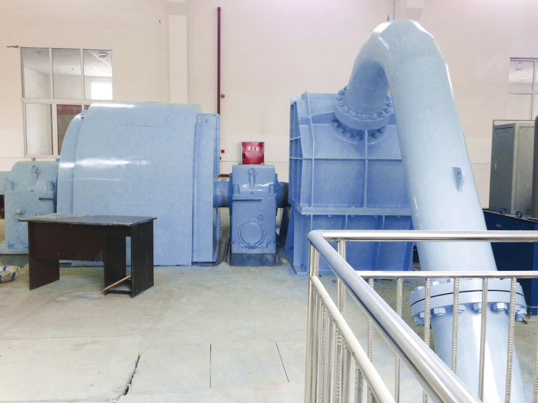 Horizontal Installation Water Turbine Generator With Brush Or Brushless Excitation
