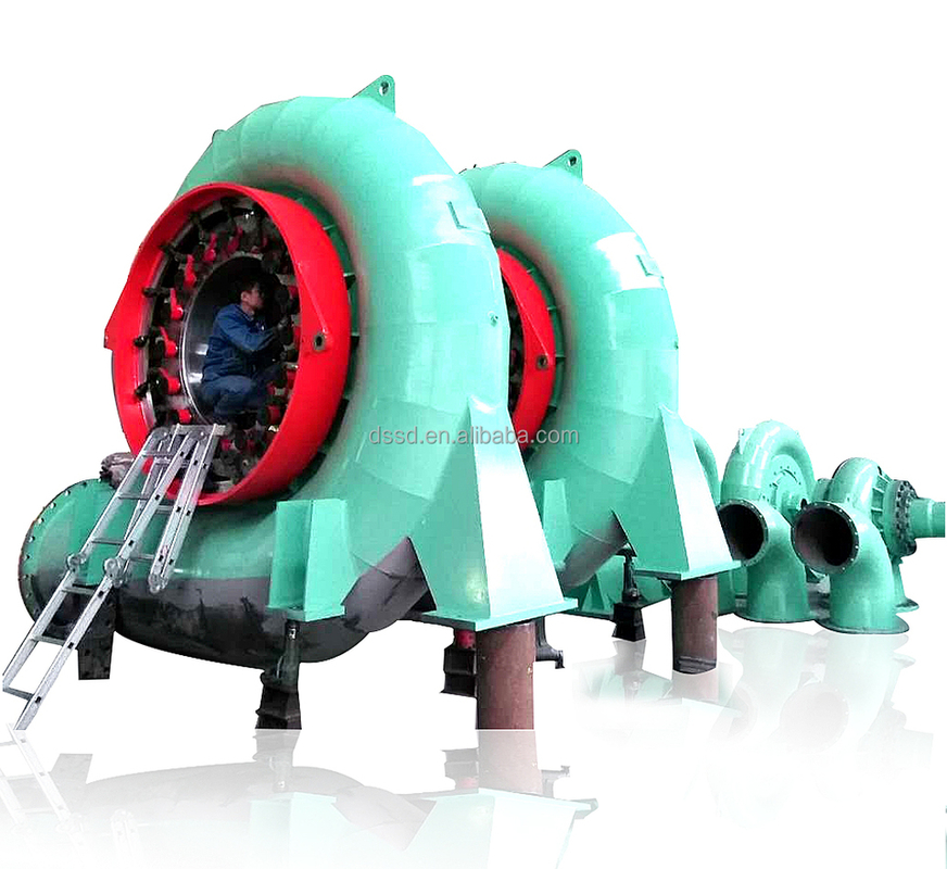 400V 800V 6.3kV 10kV Francis Hydraulic Turbine Generator 10m-300M Stainless Steel