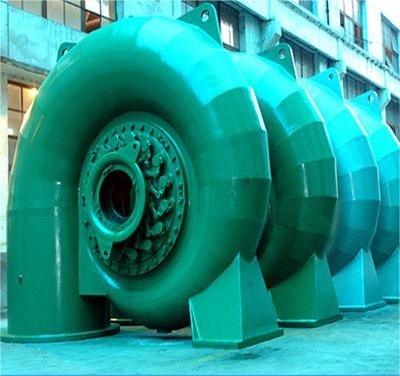 Stainless Steel Runner High Head Water Turbine Designed For High RPM 600-1000rpm