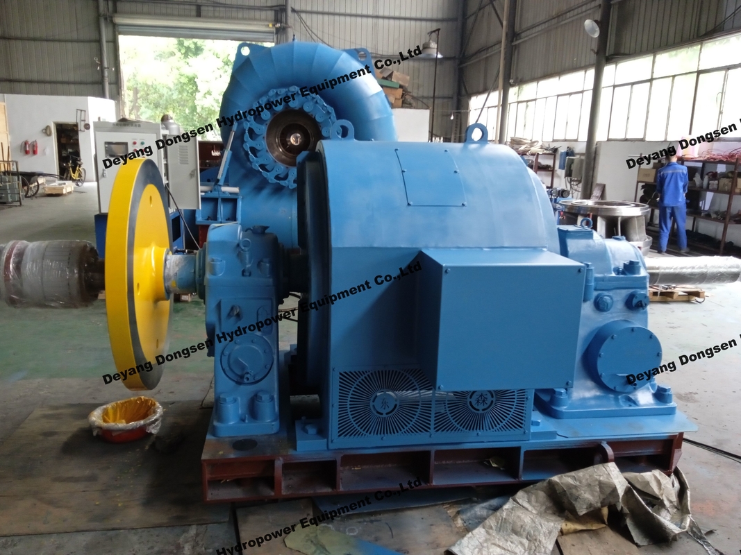 450-1000 RPM Francis Water Turbine with Micro Governor Long-lasting Service Life 50 Years