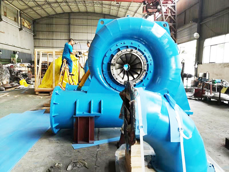Water Head 5m-500m Hydro Turbine Generator with Steel and Capacity 200kw-20mw