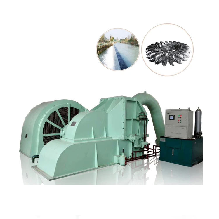 85-95% Efficiency Air/Oil Cooling Pelton Wheel Turbine Generator for Power Generation