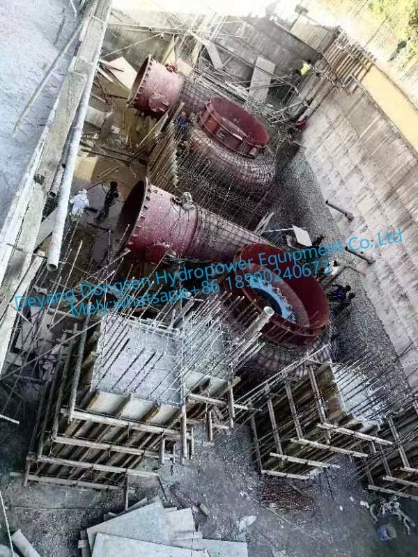Vertical or Horizontal Francis Turbine Generator with / 90%-96% Rated Efficiency