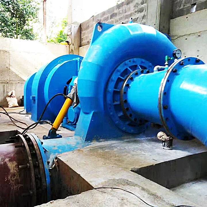 Vertical or Horizontal Francis Turbine Generator with / 90%-96% Rated Efficiency