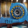 Automatic Control Francis Turbine Generator with Rated Water Head 20m-300M / Rated Efficiency 90%-96%