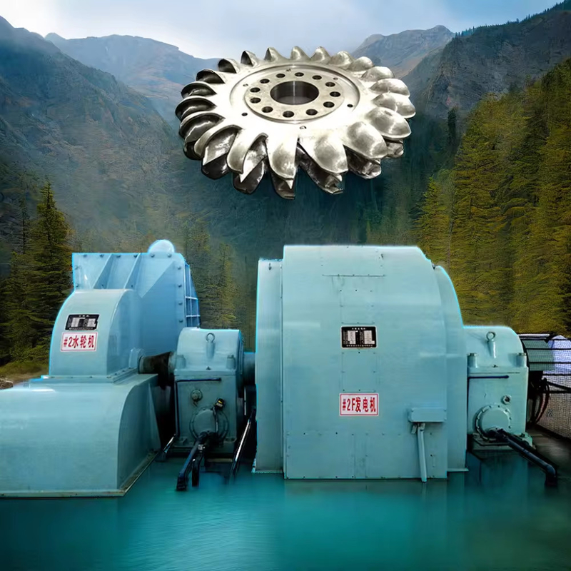 Efficiency Water Head 5m-500m Hydro Turbine Generator Customized Model 450-1000rpm 200kw-20mw