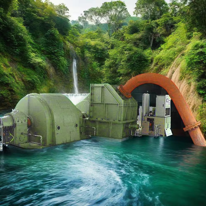 300-3000rpm Water Turbine Generator with ≥50 Years Service Life / Customized Corlor