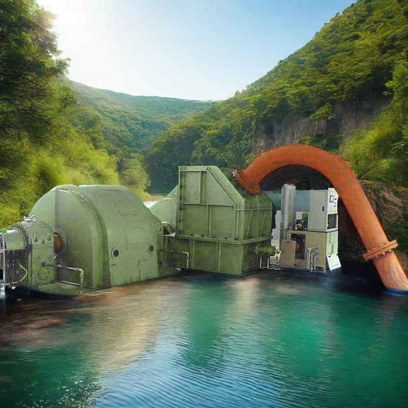 300-3000rpm Water Turbine Generator with ≥50 Years Service Life / Customized Corlor