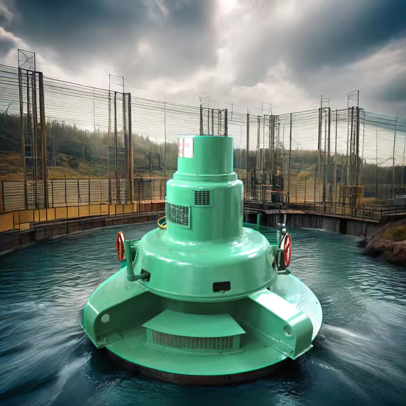 Customized Color Stainless Steel Kaplan Hydro Turbine Generator 100kw-20MW