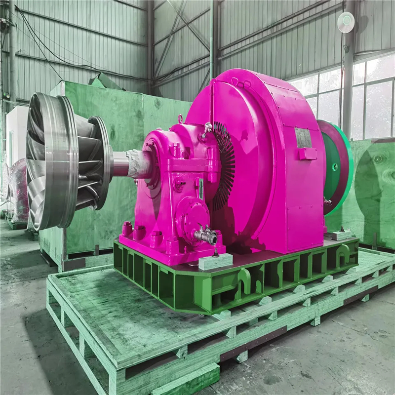 Vertical/Horizontal Water Turbine Generator 450-1000rpm Speed Range 200kw-20mw Power Output