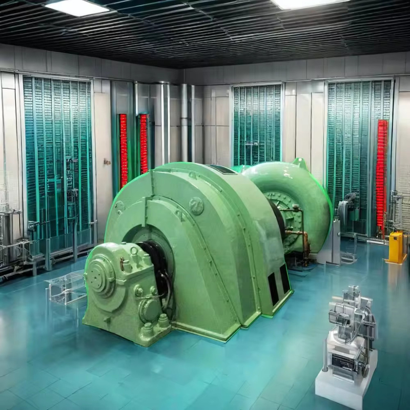 Customized Color Water Turbine Generator 200kw-20mw Power Output Brush/Brushless Mode