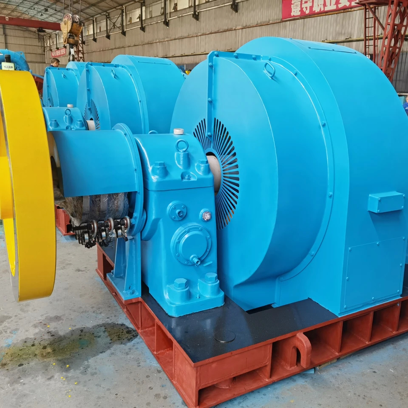 Power Water Turbine Generator Customized Color Brushless/Brush Excitation 220V-690V 50/60Hz 200kw-20mw Air/Water