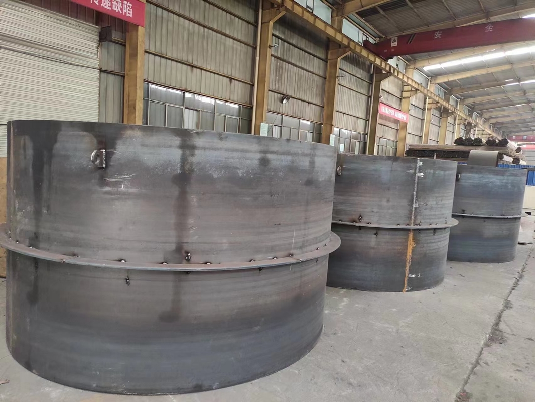 Customized Beveled Steel Construction Steel Pipe Rigid Seamless Pipe with -0.01 mm Tolerance