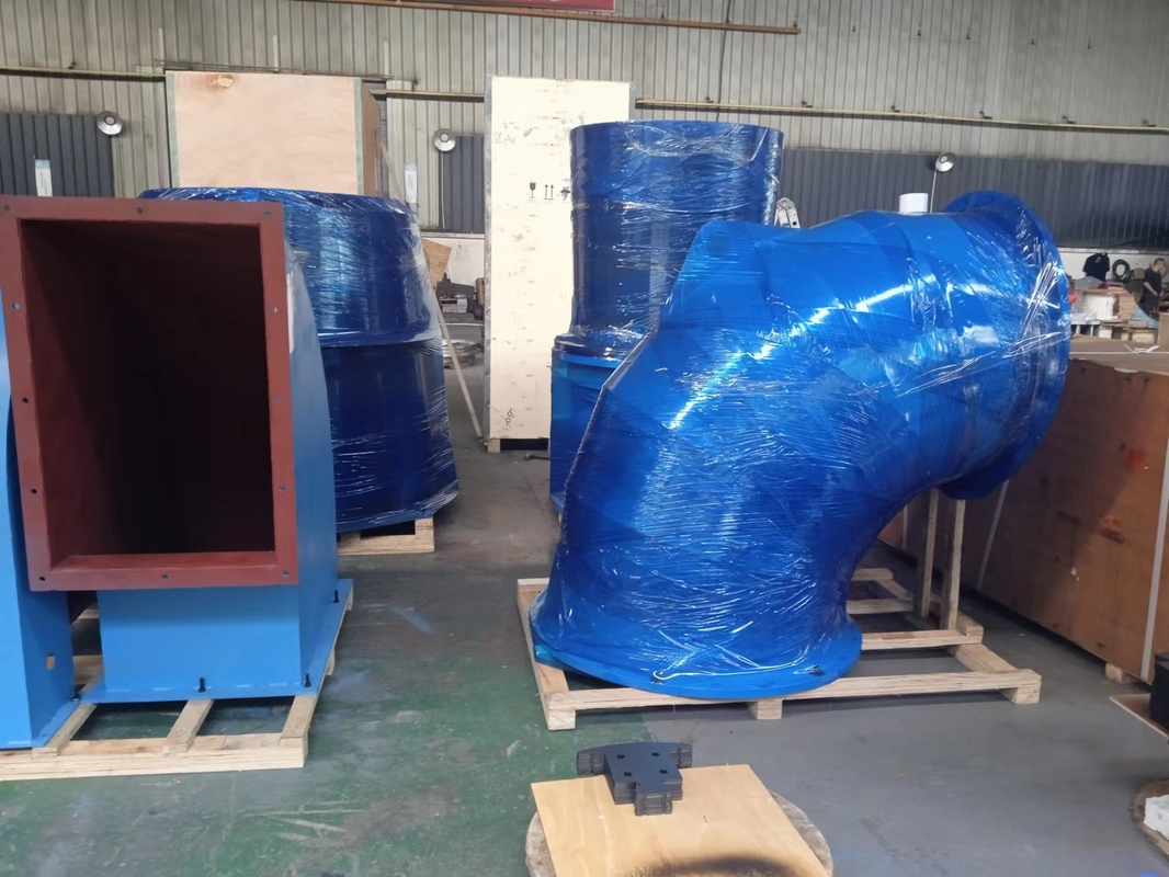 Custom Capacity High Head Water Turbine Steel And Stainless Steel Model 5m-500m Water Head