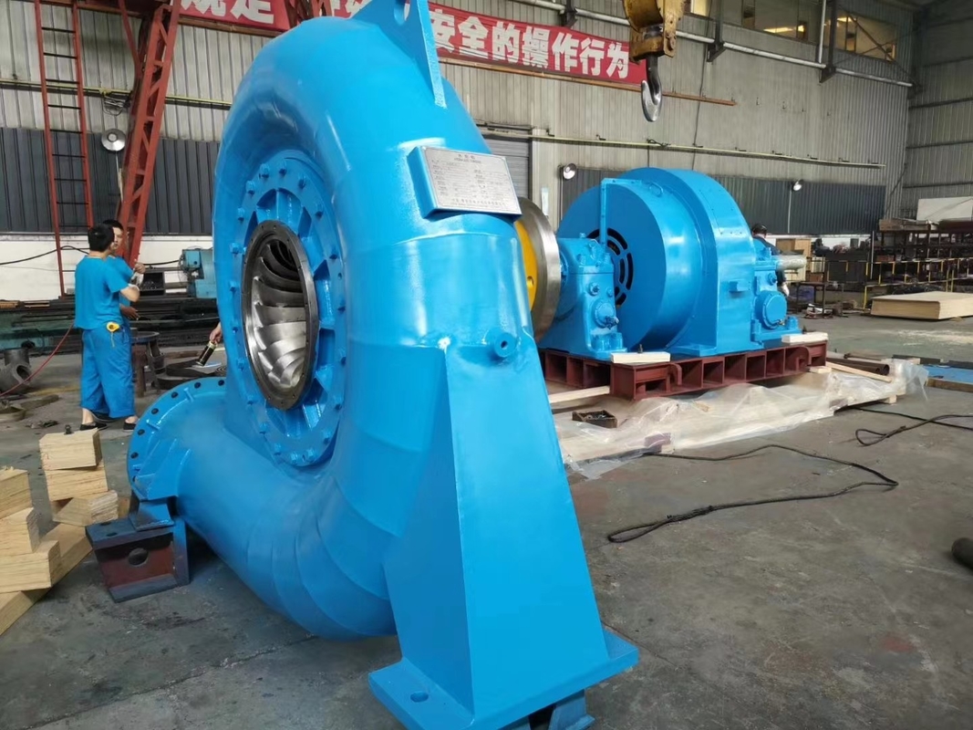 450-1000RPM Rated Speed Francis Water Turbine Generator for Water Power Generation