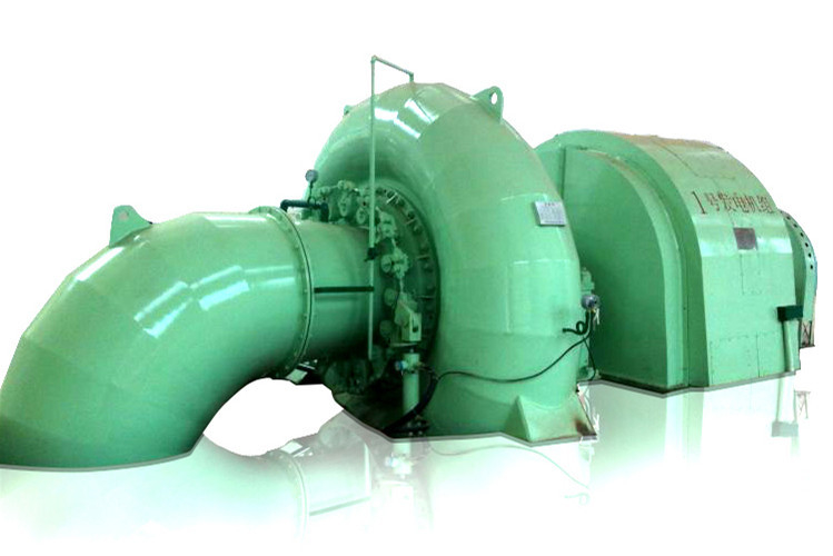Power Vertical Water Turbine Generator 200KW-20MW Automatic Control Customized Color