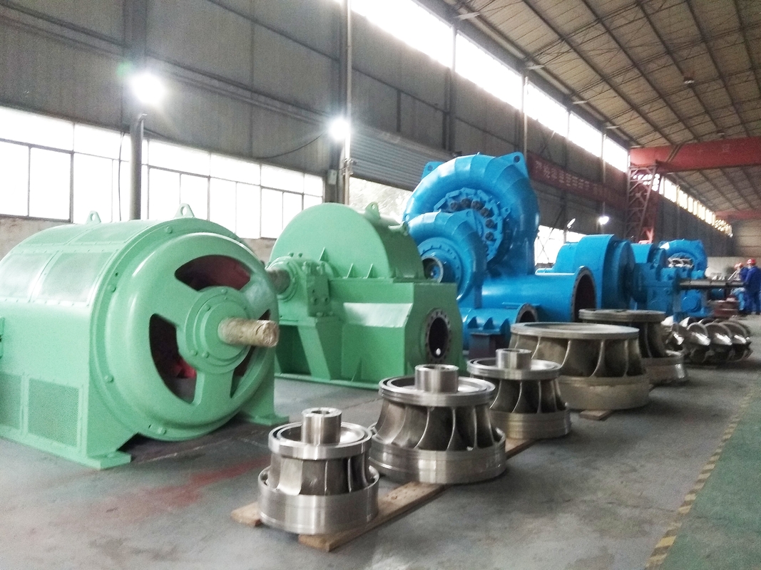Speed Water Turbine Generator Indoor/Outdoor Air/Water Cooling 300-3000rpm Speed Range