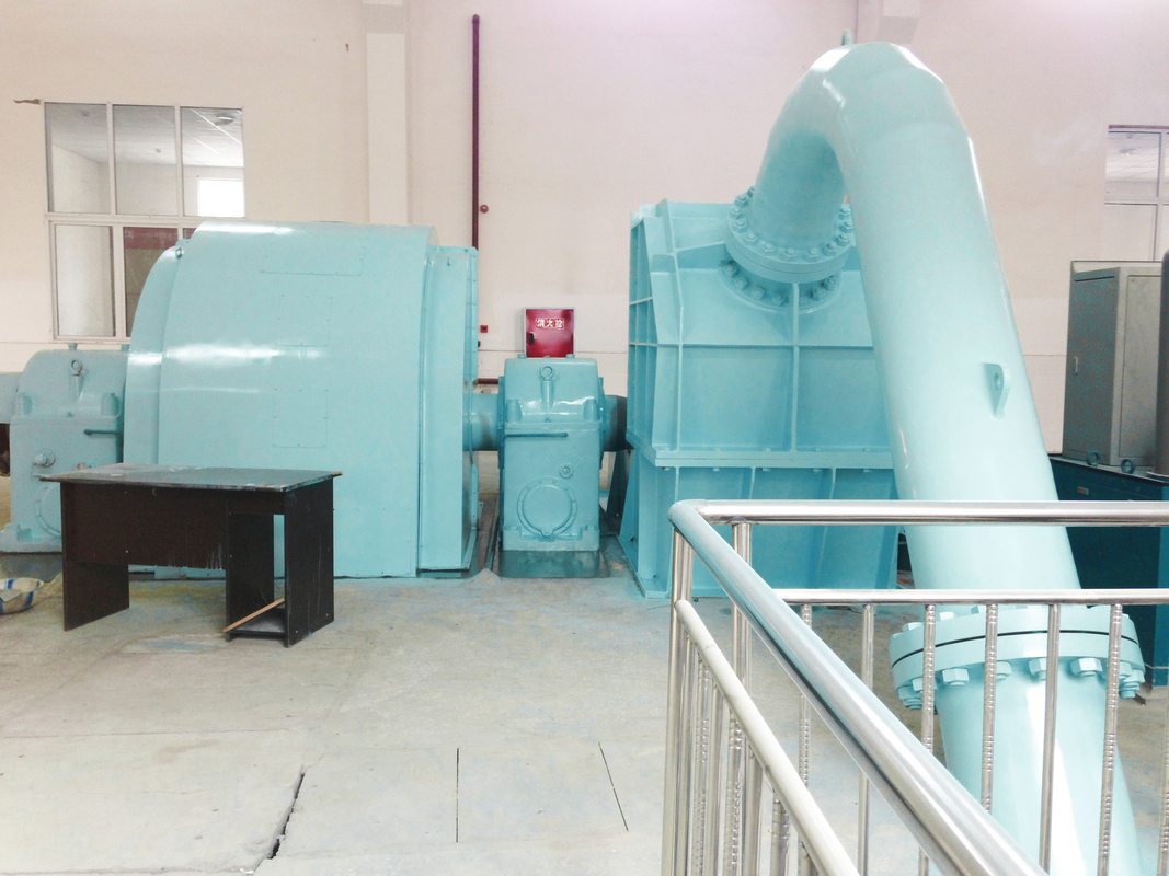 Efficiency 90-96% High Head Water Turbine With RPM 450-1000rpm Francis Kaplan Pelton Turbine