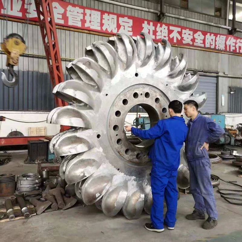 Voltage Brushless Pelton Turbine Generator 1000A Rated Current IP54 Protection Grade