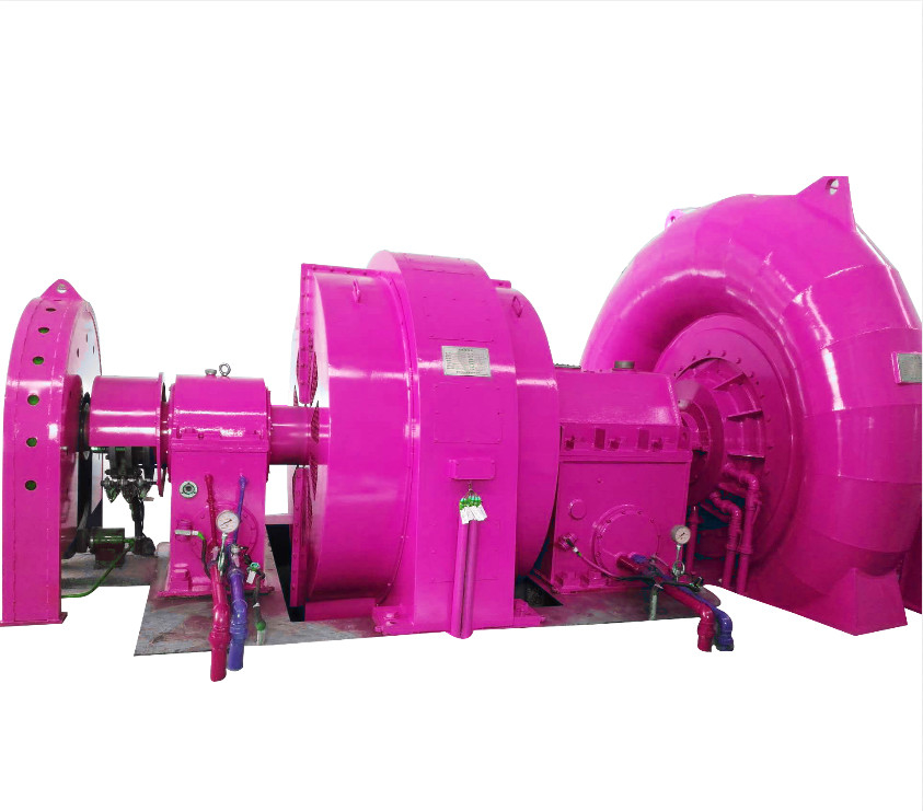 Efficiency Stainless Steel Francis Water Turbine Generator 450-1000RPM 400V-10kV Automatic Control