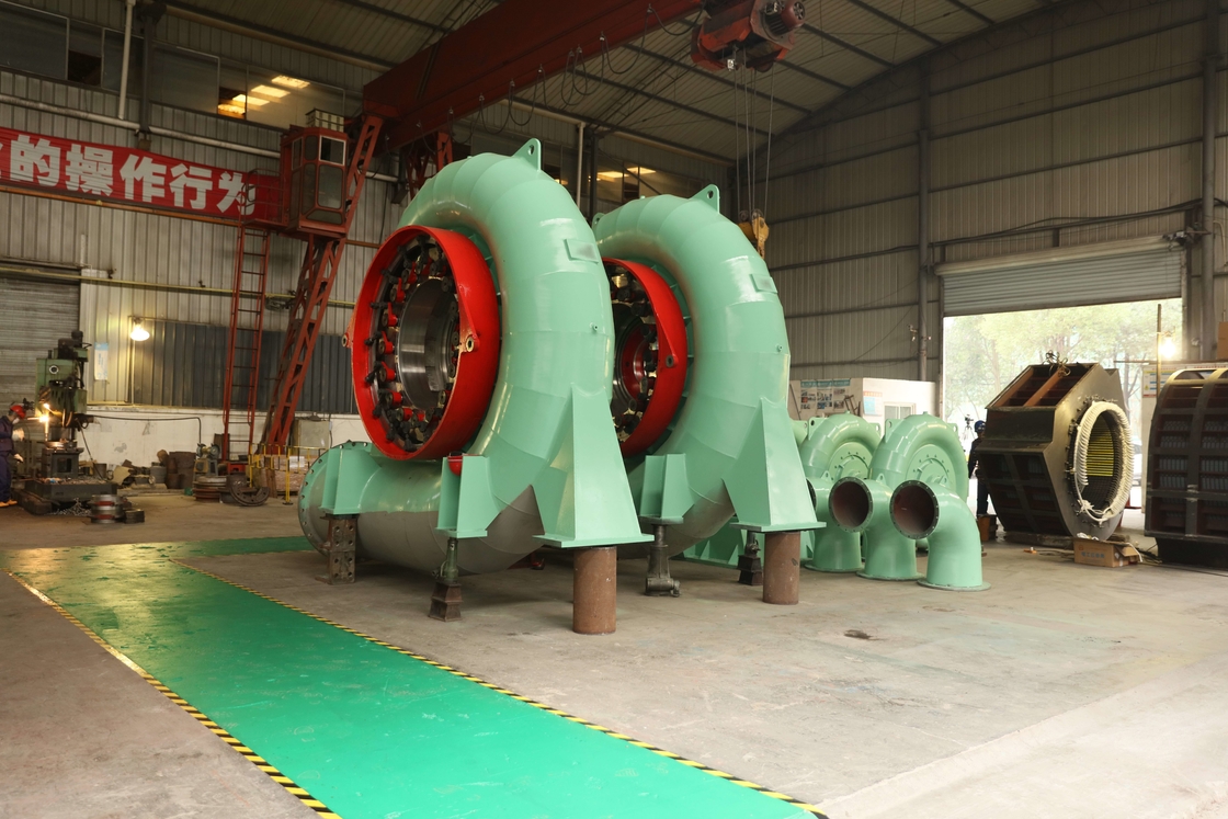 Voltage Water Turbine Generator with Custom Color Brushless Excitation Air/Water Cooling