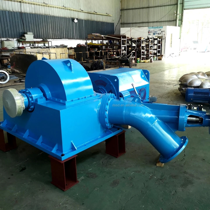 Voltage Water Turbine Generator Stainless Steel Turgo Unit for 50-400m Rated Head