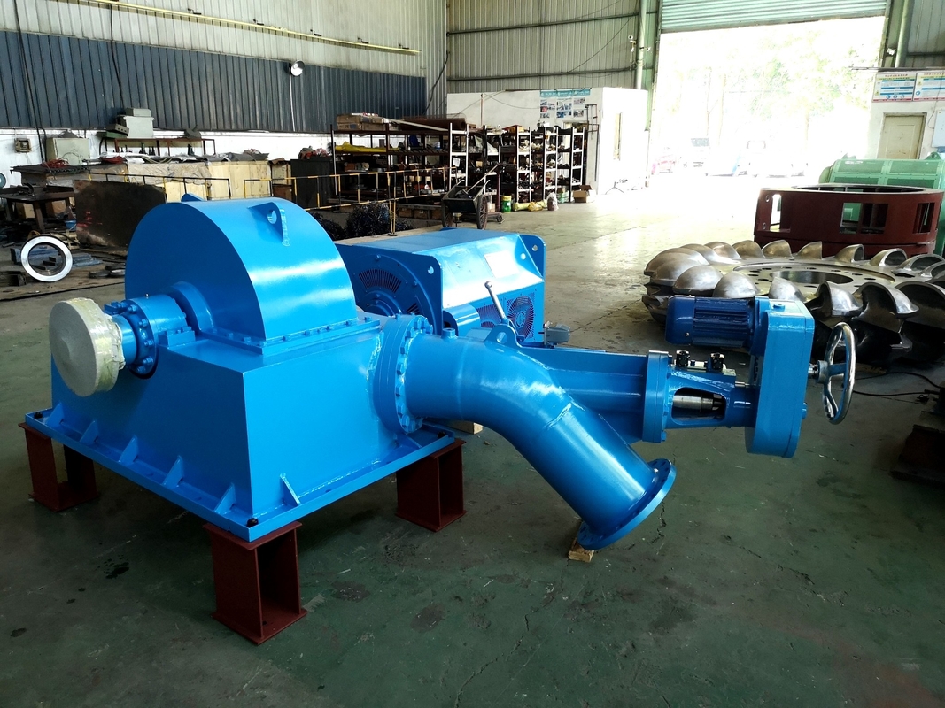 Hydro Power Equipment Turgo Turbine Water Turbine Generator 5t-20t Rated Head 50-400m