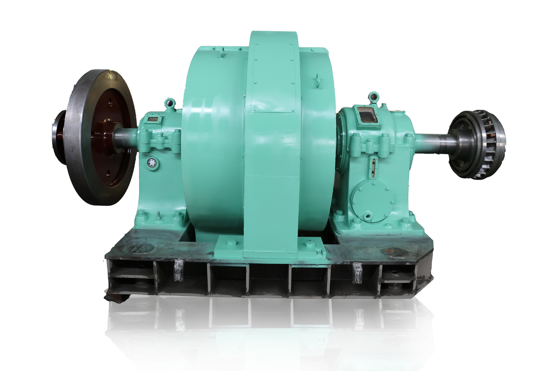 Voltage IP54 Pelton Hydraulic Turbine Generator Stainless Steel Cast Iron 500-3000r/min Speed Range