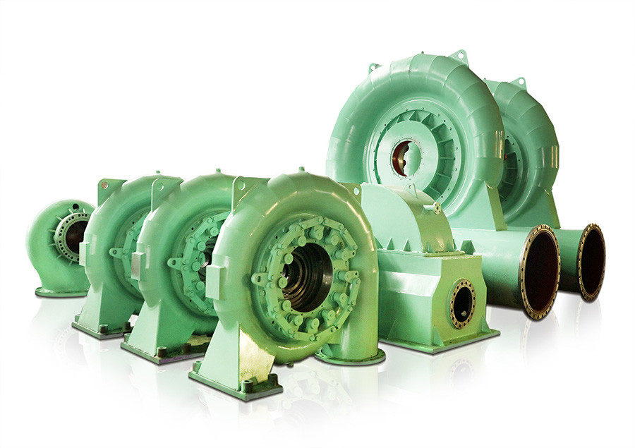 Efficiency Francis Hydraulic Turbine Generator 450-1000RPM 400V-10kV 20m-300M Water Head