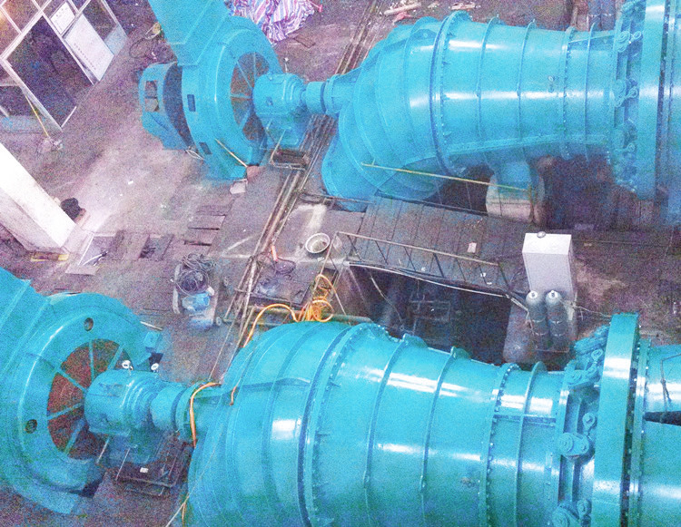 Steel And Stainless Steel Hydro Turbine Generator Durability Custom Model For 50HZ/60HZ Frequency