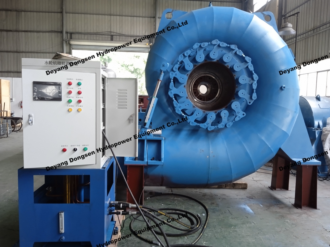 Automatic Brushless Water Turbine Generator 220V-690V Rated Voltage Indoor/Outdoor Control