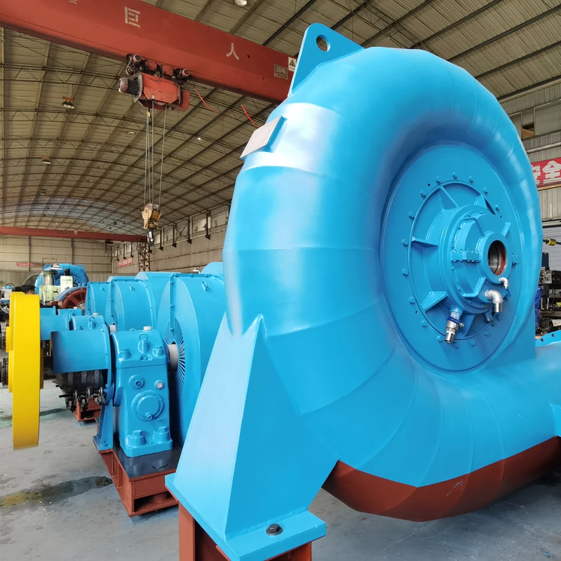 50Hz/60Hz Rated Frequency Francis Turbine Generator with Automatic Control Mode and 90%-96%