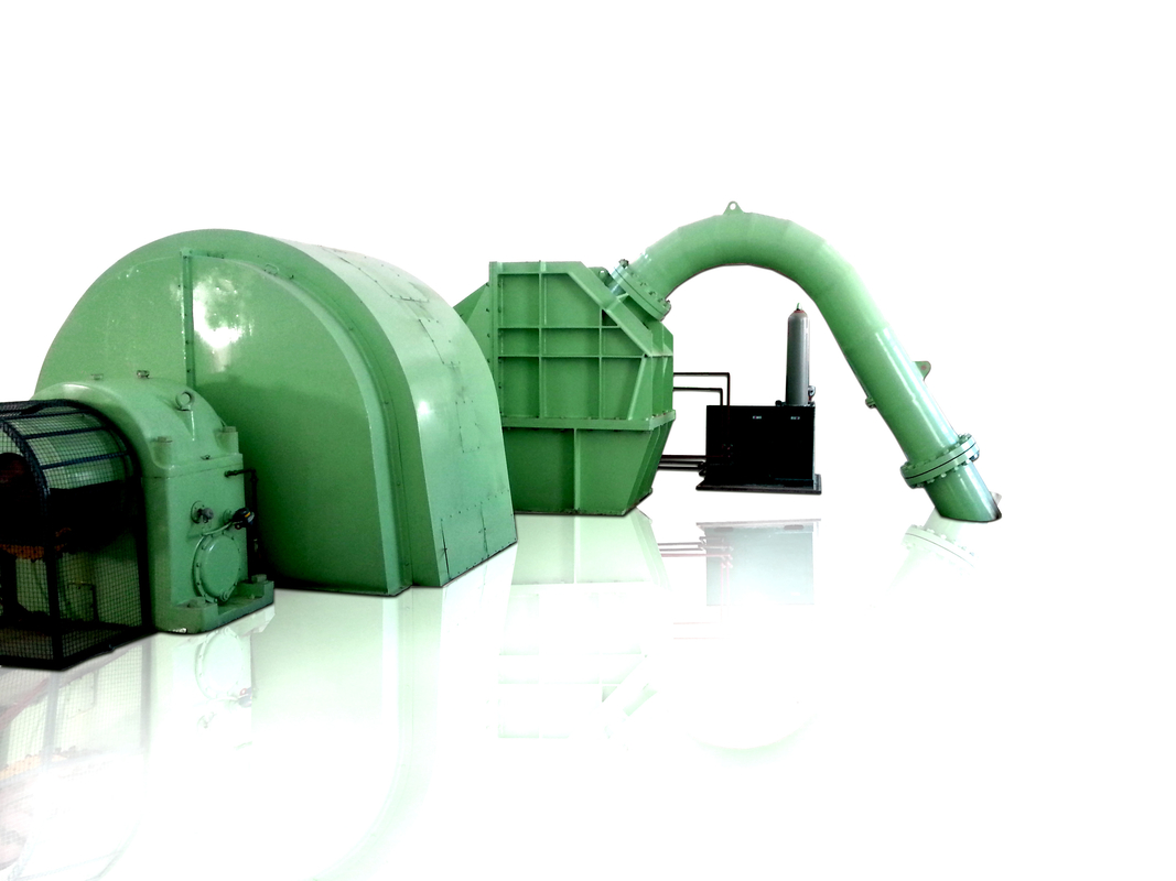 Efficiency Air/Oil Cooled Pelton Turbine Power Generator 6-10kV 50Hz/60Hz Power Output 100kw-50mw