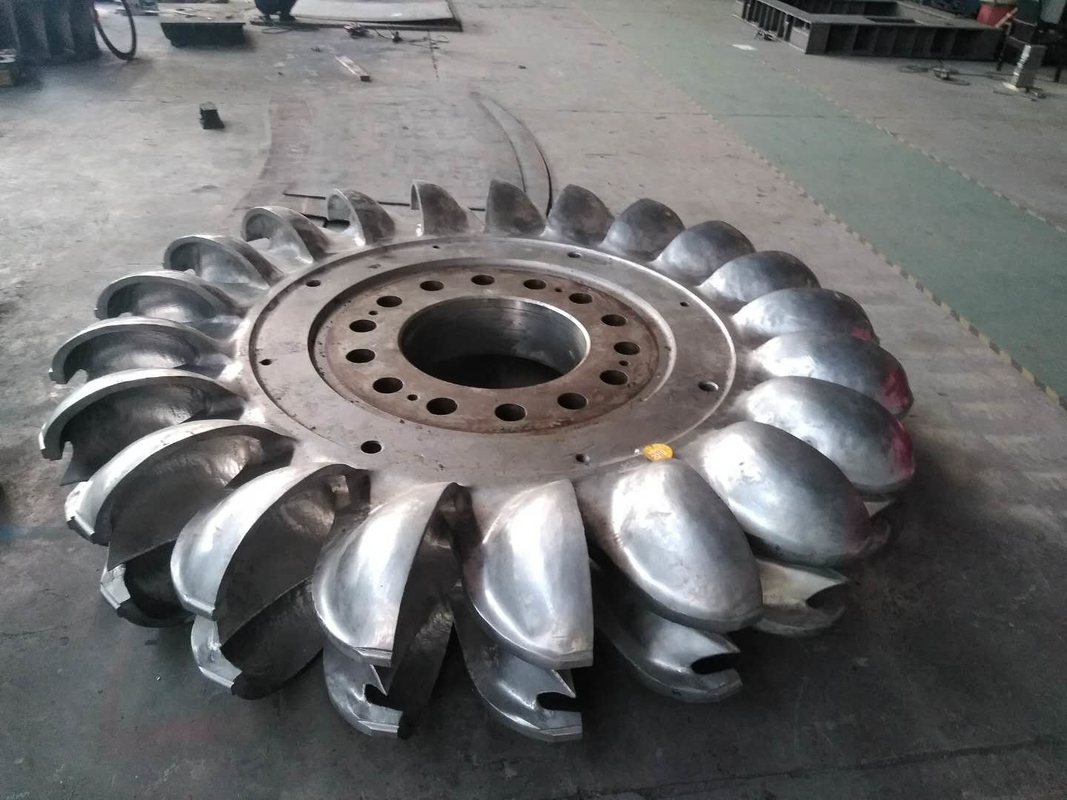 Durability Steel Hydroturbine Generator 5m-500m Water Head Frequency 50/60HZ For Power Generation