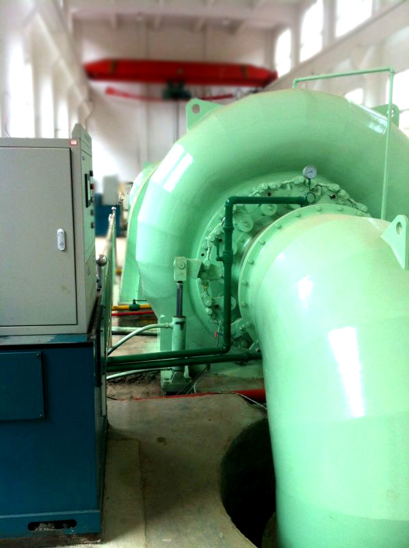 Vertical Francis Water Turbine Generator 450-1000RPM Rated Speed 400V 800V 6.3kV 10kV Voltage