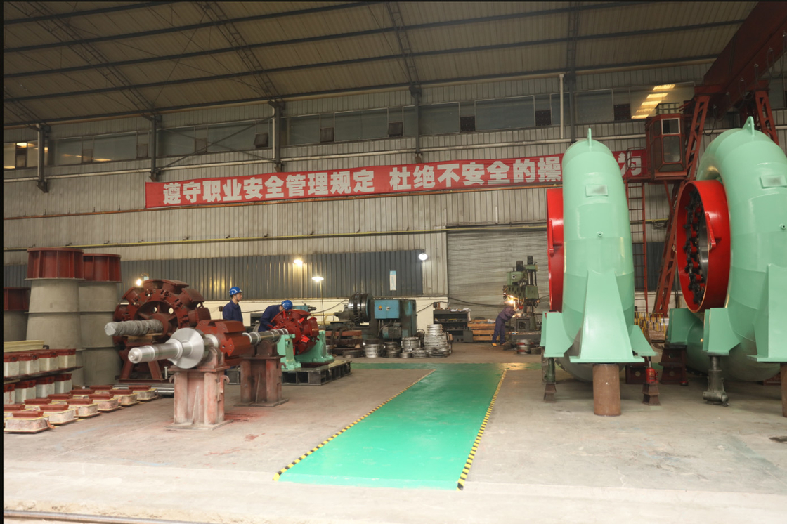 Vertical Or Horizontal Francis Turbine Generator Automatic Control Mode 300KW-20MW 400V 800V 6.3kV 10kV Rated