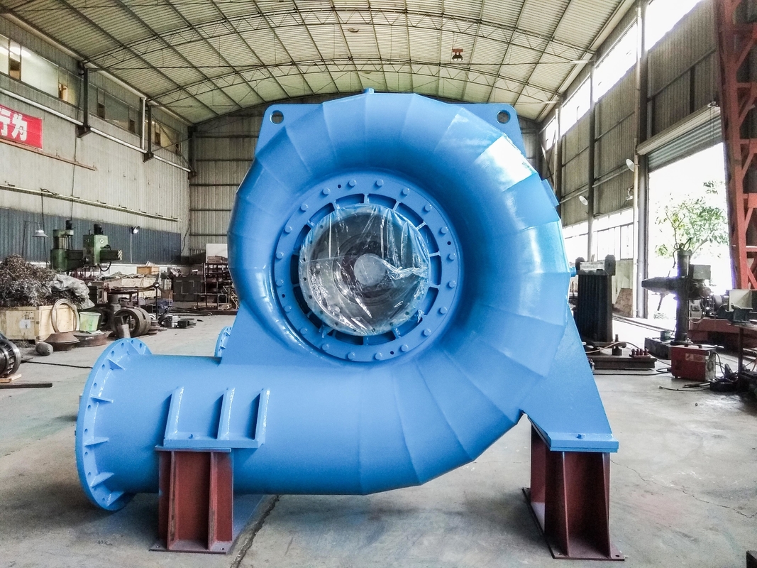 Efficiency 50HZ/60HZ Francis Water Turbine With 5m-500m Water Head With Transformer