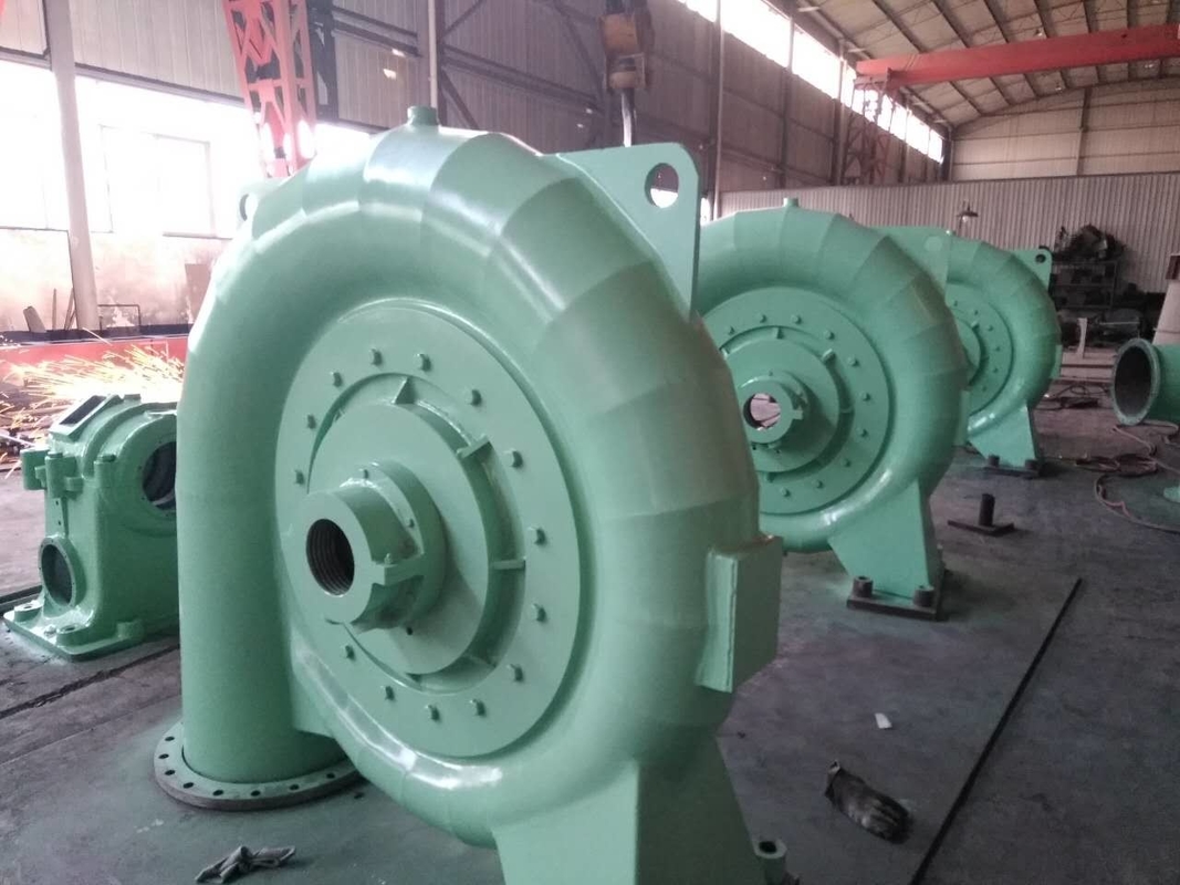 Durability Steel Hydro Turbine Generator 450-1000rpm For Water Head 5m-500m