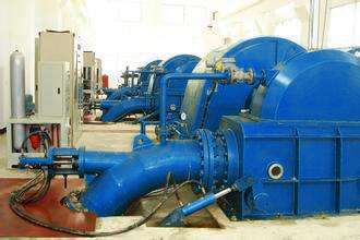High Power Turgo Turbine Generators With Microgovernor DC Power Supply For Hydropower Stations