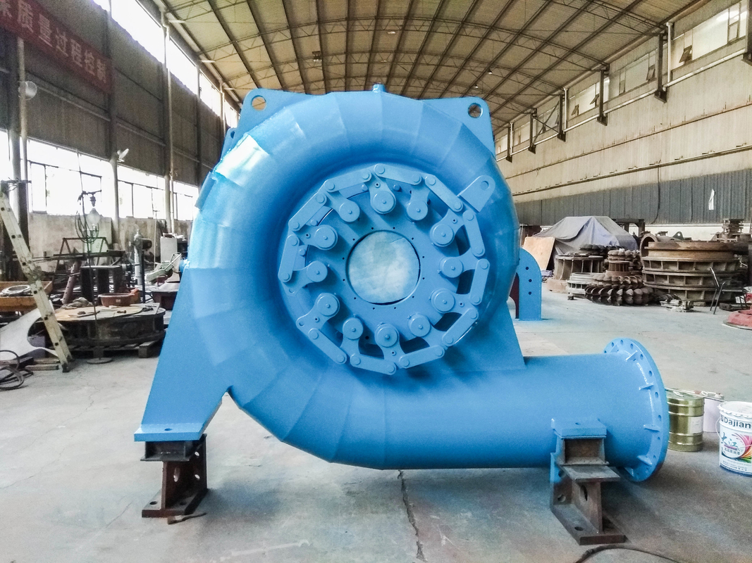 Brushless/Static Silicon Cooling Water Turbine 450-1000 RPM For 200kw-20mw Power Output