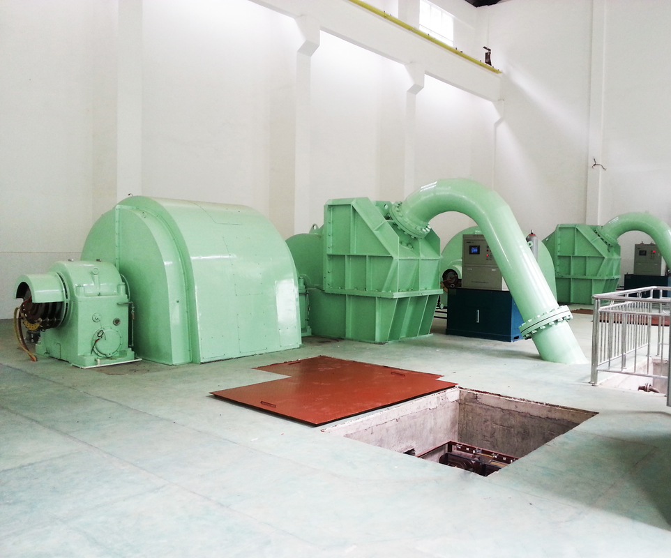 Standard Speed 6-10kV Pelton Hydroturbine Generator Unit With Air/Oil Cooling Micro Governor