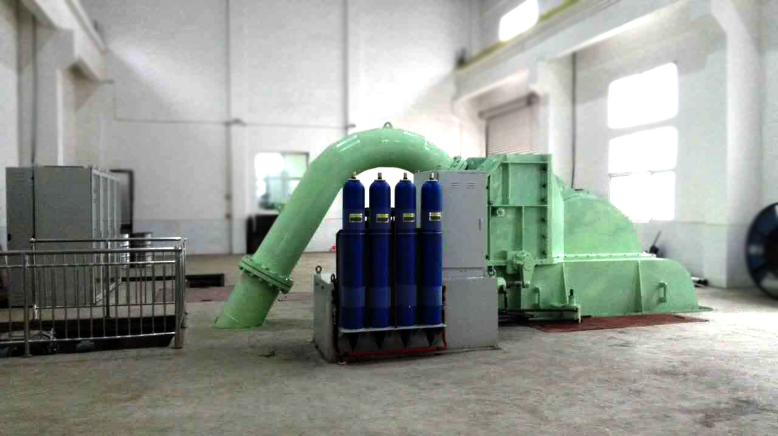 Durability Steel Hydroturbine Generator 5m-500m Water Head Frequency 50/60HZ For Power Generation