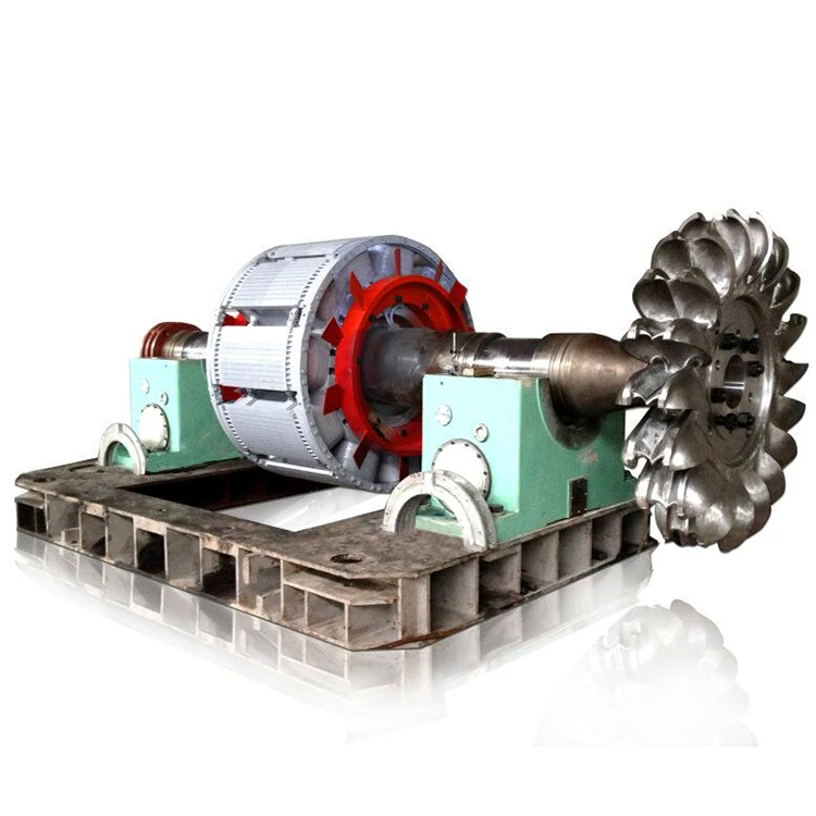 Customized Excitation Mode Water Turbine Generator 200kw-20mw Power Output Horizontal Installation