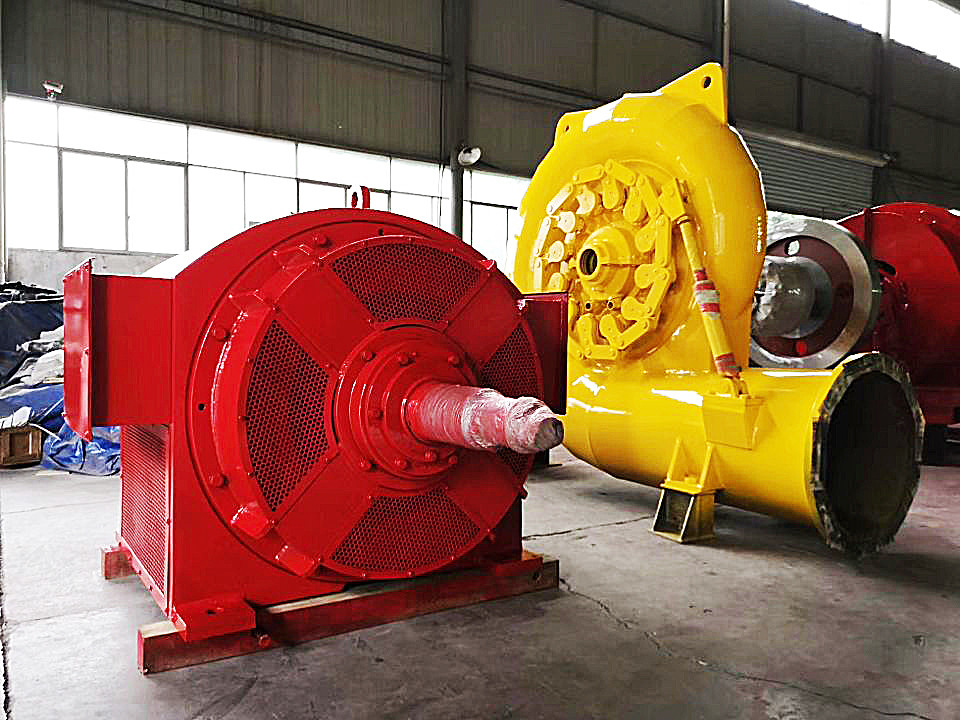 300KW-20MW Stainless Steel Francis Turbine Generator Works At 20m-300M Water Head With 450-1000RPM
