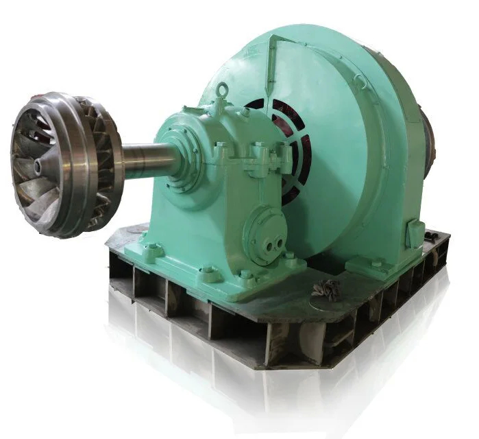 Durability Customized Hydro Turbine Generator 200kw-20mw Steel Stainless Steel 5m-500m Water Head