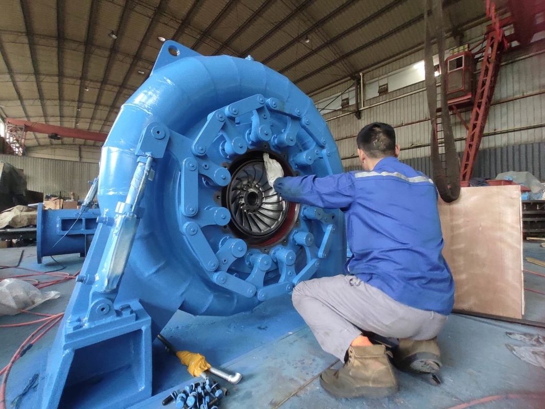 Customized Brushless Water Turbine Generator with Automatic Control for Vertical Installation