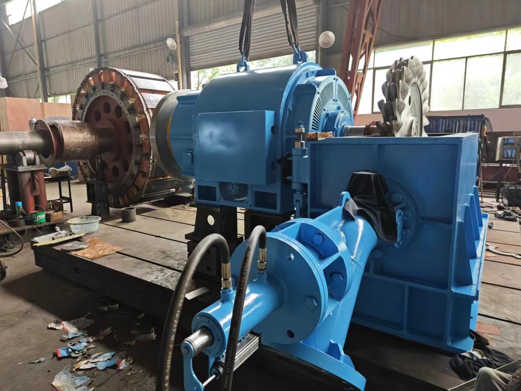 500KW-10MW Hydro Turbine Generator Operates At 450-1000rpm For Various Water Head Heights