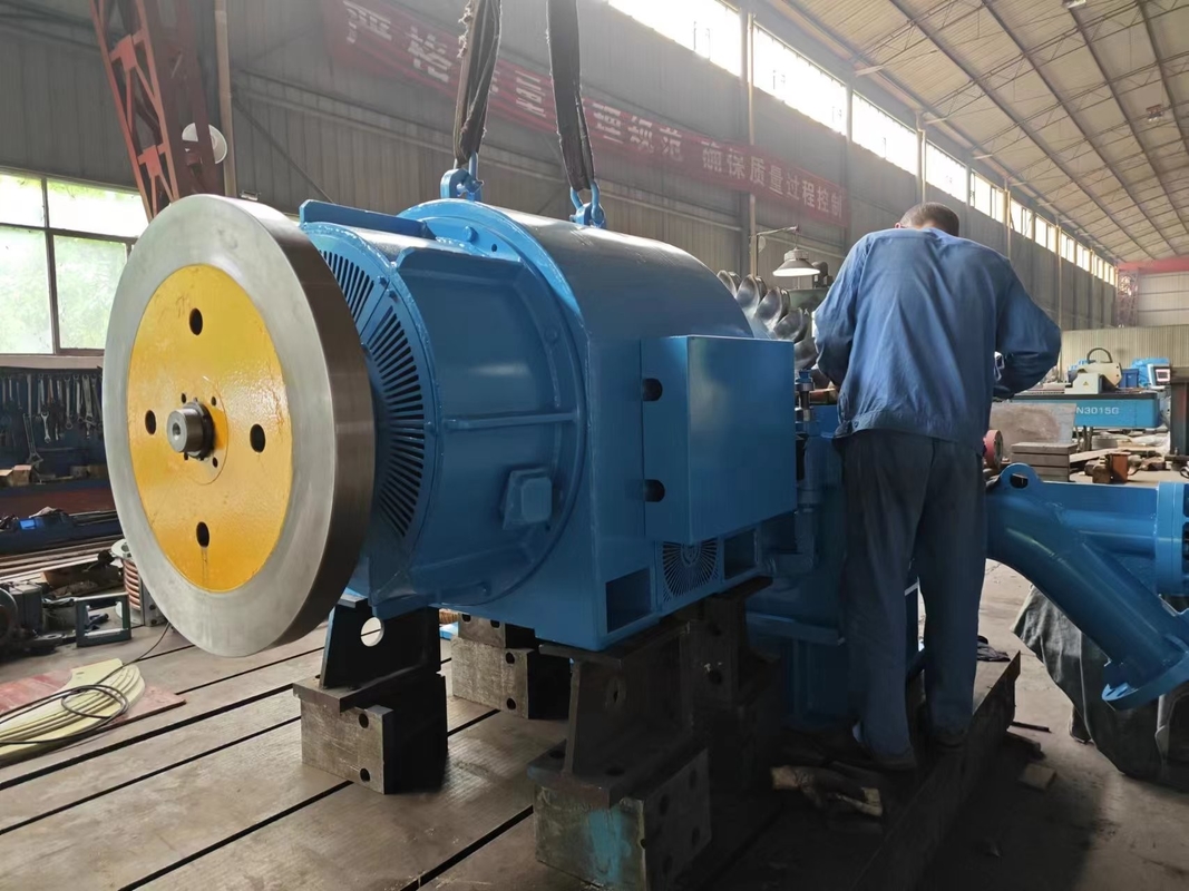 500KW-10MW Hydro Turbine Generator Operates At 450-1000rpm For Various Water Head Heights